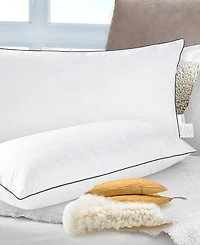 Cheer Collection Soft and Silky Cotton Kapok 2-Pack Pillows, King