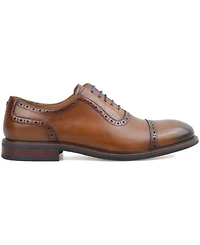 Bar Iii Men's Ashfordd Cap Toe Brogue Leather Dress Shoe, Created for Macy's