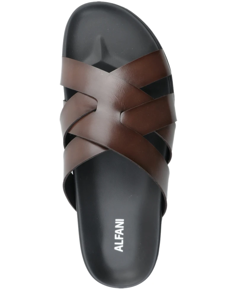 Alfani Men's Waylonn Slip-On Sandals, Macy's Exclusive
