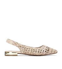Xti Women's Slingback Braided Flats