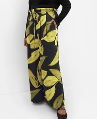 City Chic Women's Shania Aspect Print Wide Leg Pant