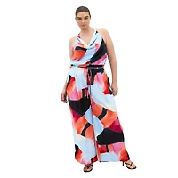 City Chic Women's Shania Aspect Print Wide Leg Pant