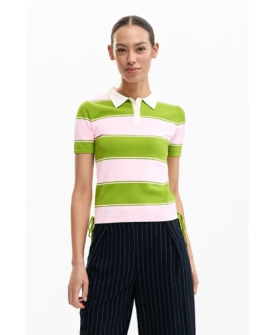 Desigual Women's Polo shirt with ties