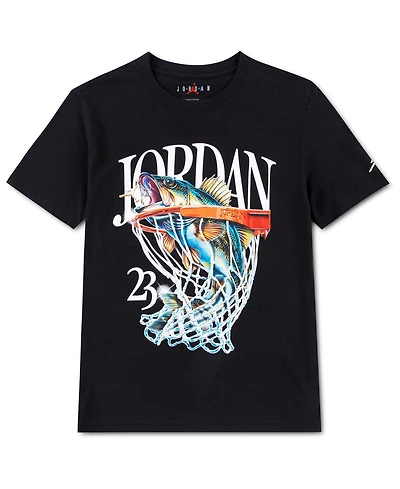 Jordan Boys' 8-20 Catch of the Day Short-Sleeve T-Shirt