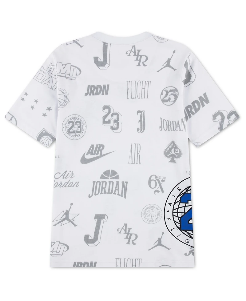 Jordan Boys' 8-20 Rookie Season Printed Short-Sleeve T-Shirt