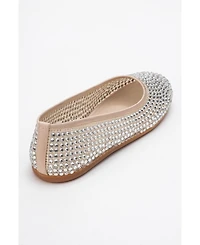 Prologue Shoes Runway Mesh Embellished Ballet Flat