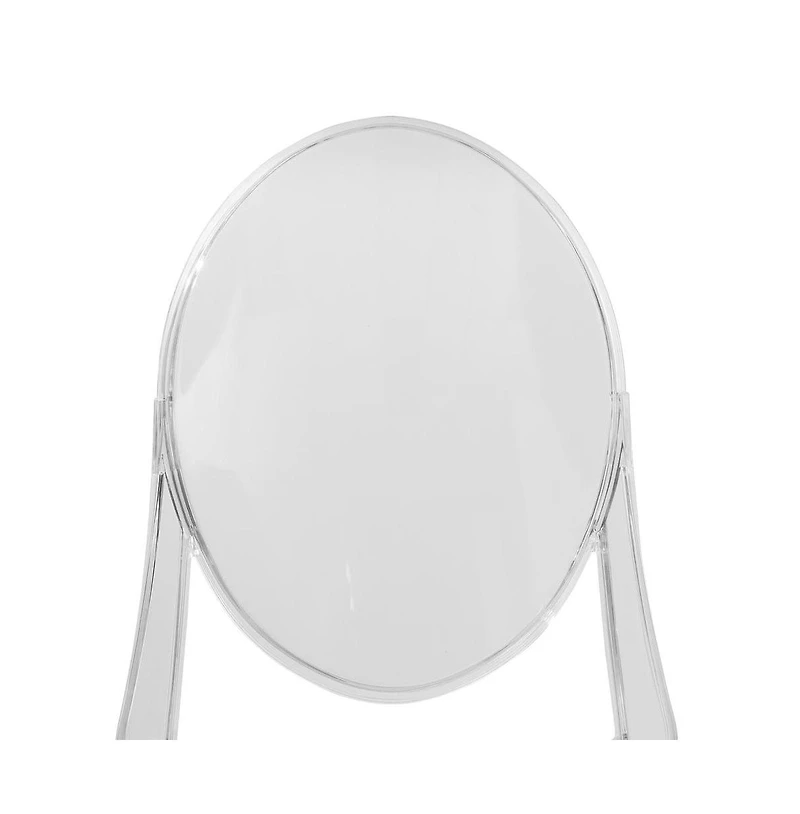 LeisureMod Marion Transparent Acrylic Modern Chair