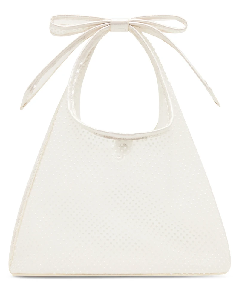 Betsey Johnson Bow Small Mesh Tote Handbag
