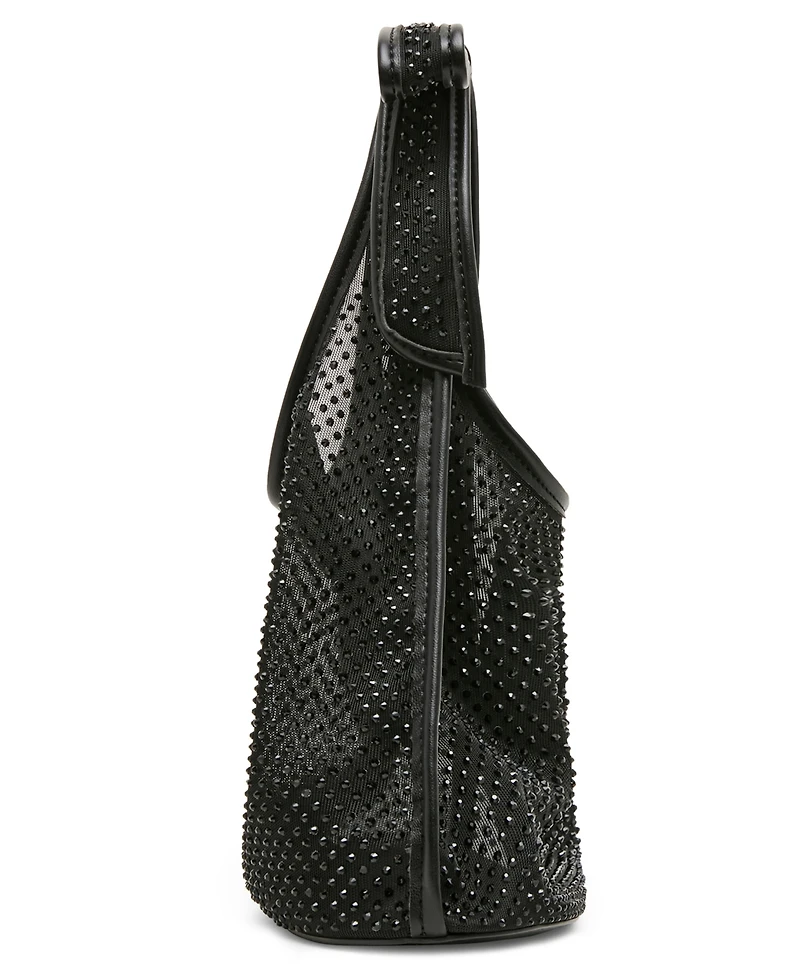 Betsey Johnson Bow Small Mesh Tote Handbag