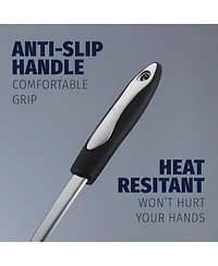 12" Soup Ladle Cooking Utensil - Durable Stainless Steel Kitchen Gadget