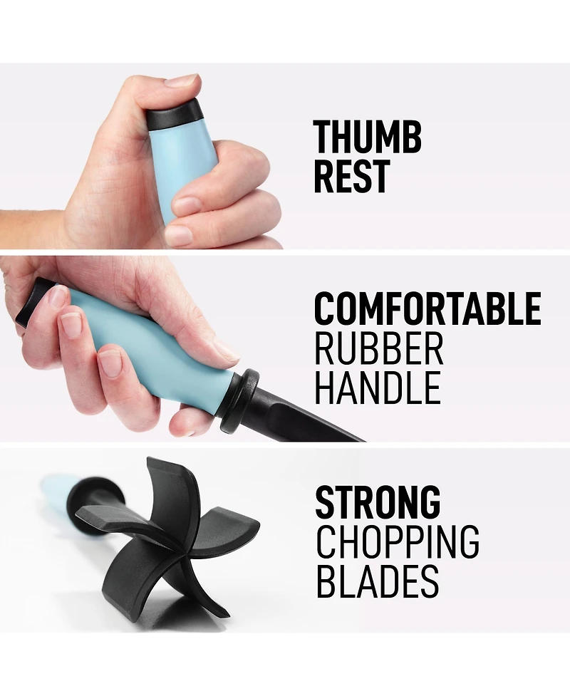 2 Pack Ground Beef Chopper Tool Hamburger Smasher