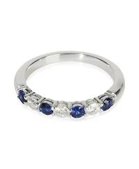 Pre-Owned Tiffany & Co Platinum Diamond Tiffany Together Band