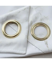 Rt Designers Collection Heidi Halo Foil Blackout Polyester Window Curtain Grommet Panel