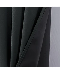 Rt Designers Collection Oakley Embossed Blackout Polyester Window Curtain Grommet Panel