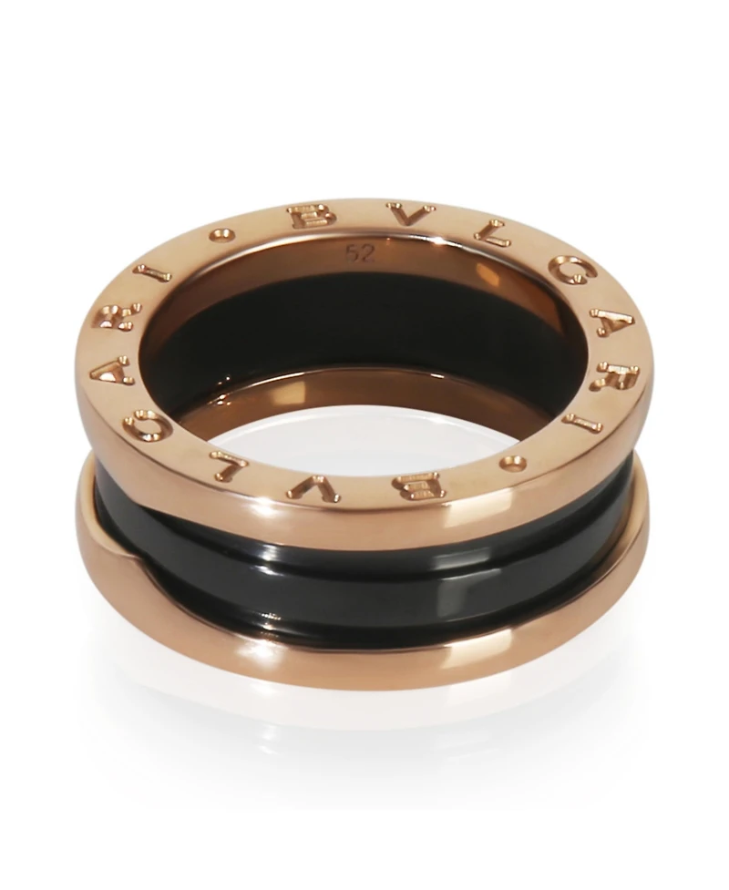 Pre-Owned Bvlgari Rose Gold B.zero1 Ring