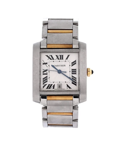 Pre-Owned Cartier Tank Francaise Automatic Watch in Stainless Steel and Gold 28mm