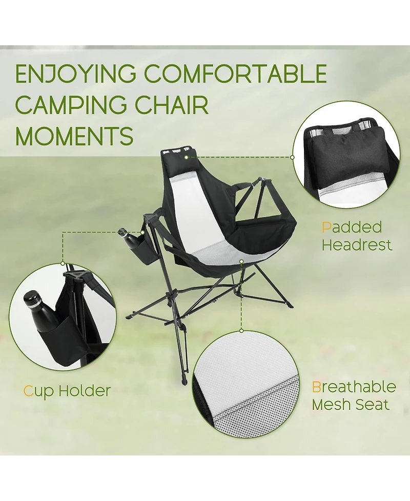 Rainsken Hammock Camping Chairs Set of 2