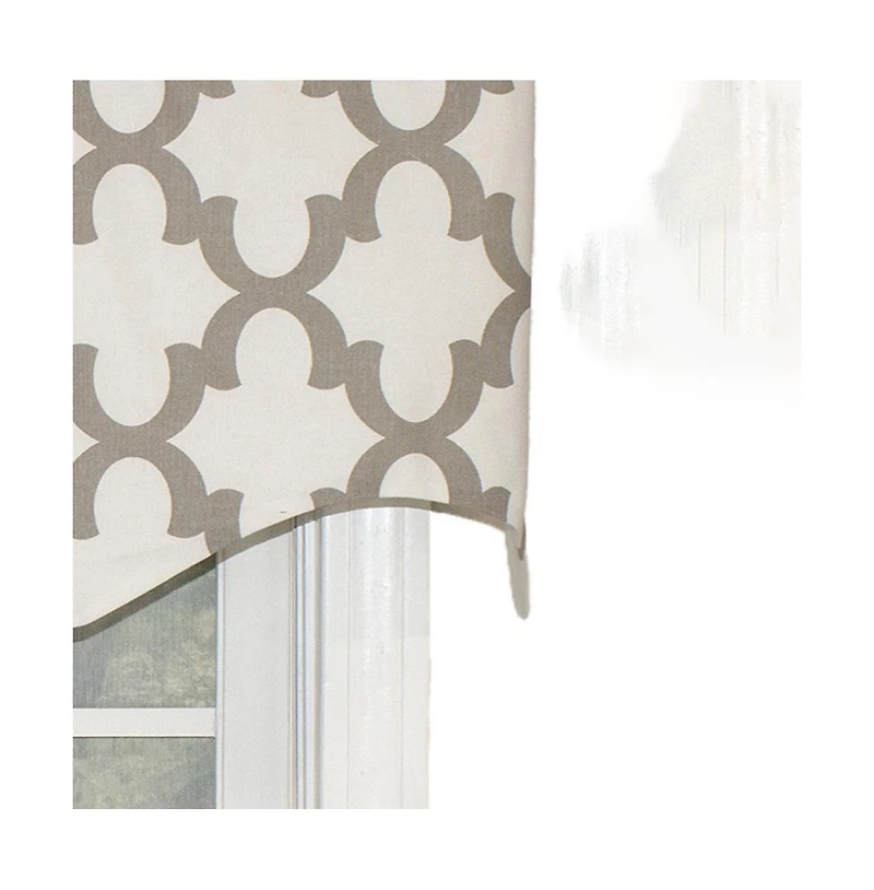 Rlf Home Ogee Style All Season Regal 3" Rod Pocket Valance 50" x 17"