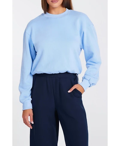 Bishop + Young Women's Cozy Bubble Hem Sweatshirt
