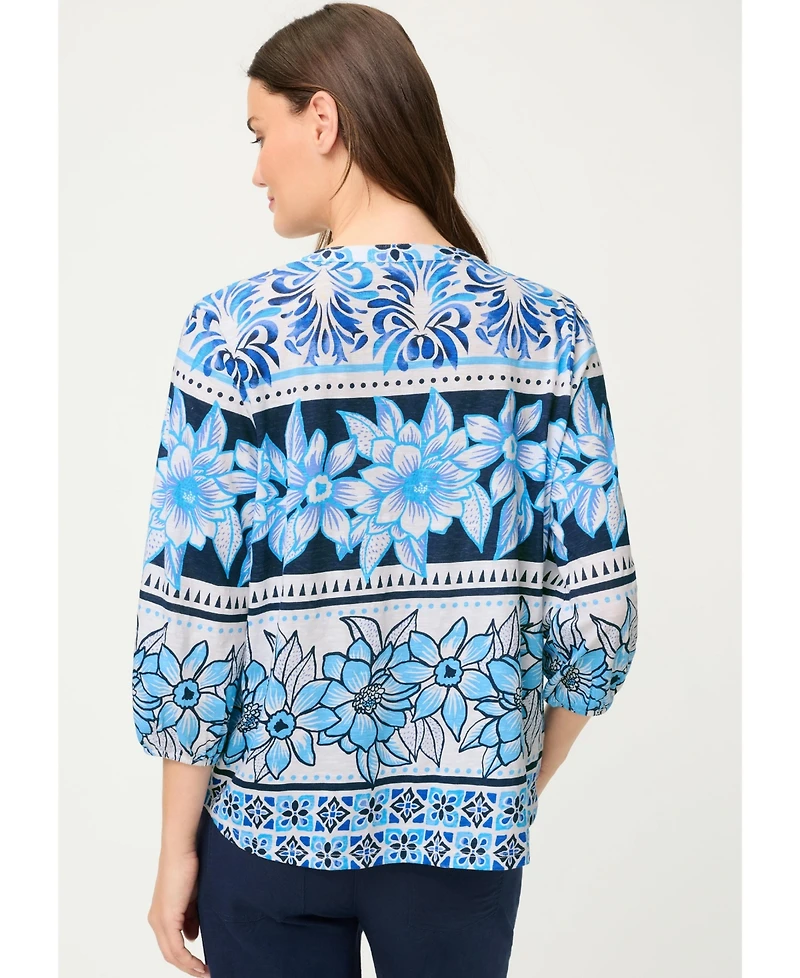 Olsen Women's Floral Panneaux T-Shirt
