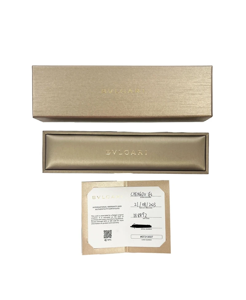 Pre-Owned Bvlgari Rose Gold Malachite and Diamond Diva's Dream Bracelet