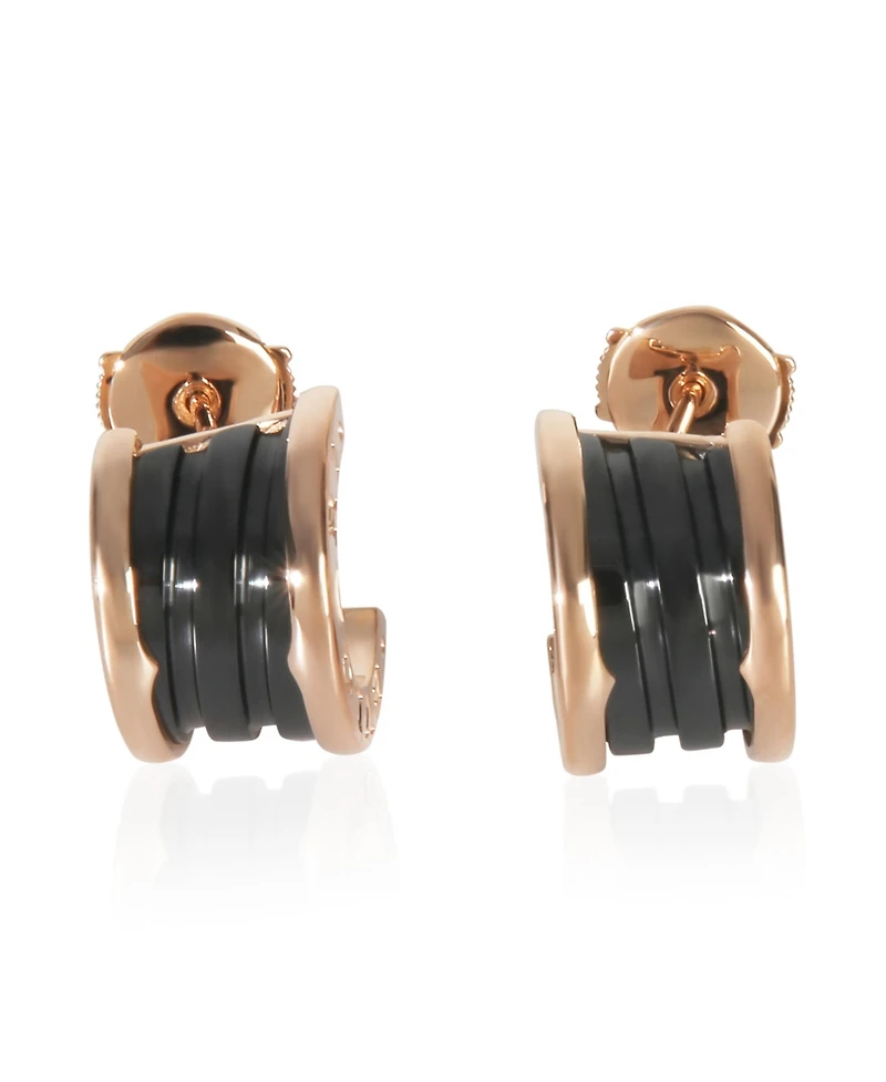 Pre-Owned Bvlgari Rose Gold B.zero1 Hoop Earrings