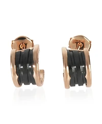 Pre-Owned Bvlgari Rose Gold B.zero1 Hoop Earrings