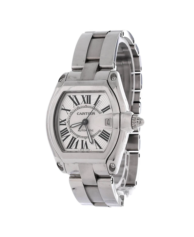 Pre-Owned Cartier Roadster Automatic Watch in Stainless Steel 39mm
