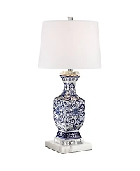 Barnes and Ivy Iris 28" Tall Asian Inspired Table Lamp