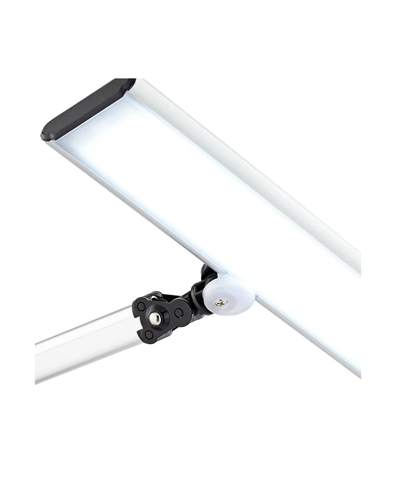 360 Lighting Flynn 25" High Modern Desk Lamps Set of 2 Usb Port Adjustable Led Metal Home Office Living Room Charging