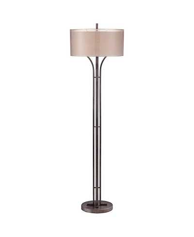 Franklin Iron Works Tristan Modern Floor Lamp 64" Tall