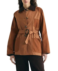 Scalpers Women's Two-Tone Waxed Jacket