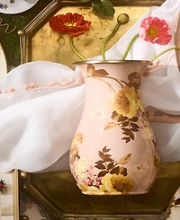 MacKenzie-Childs Wild Rose Mauve 96 oz. Tall Vase