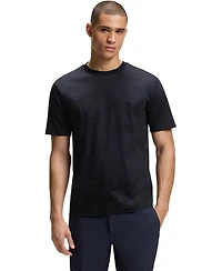 Boss by Hugo Men's Mercerised-Cotton T-Shirt