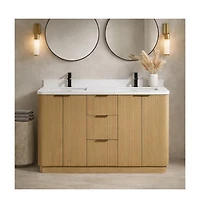 Ari Bath Calamigo 55" Bathroom Vanity Oak