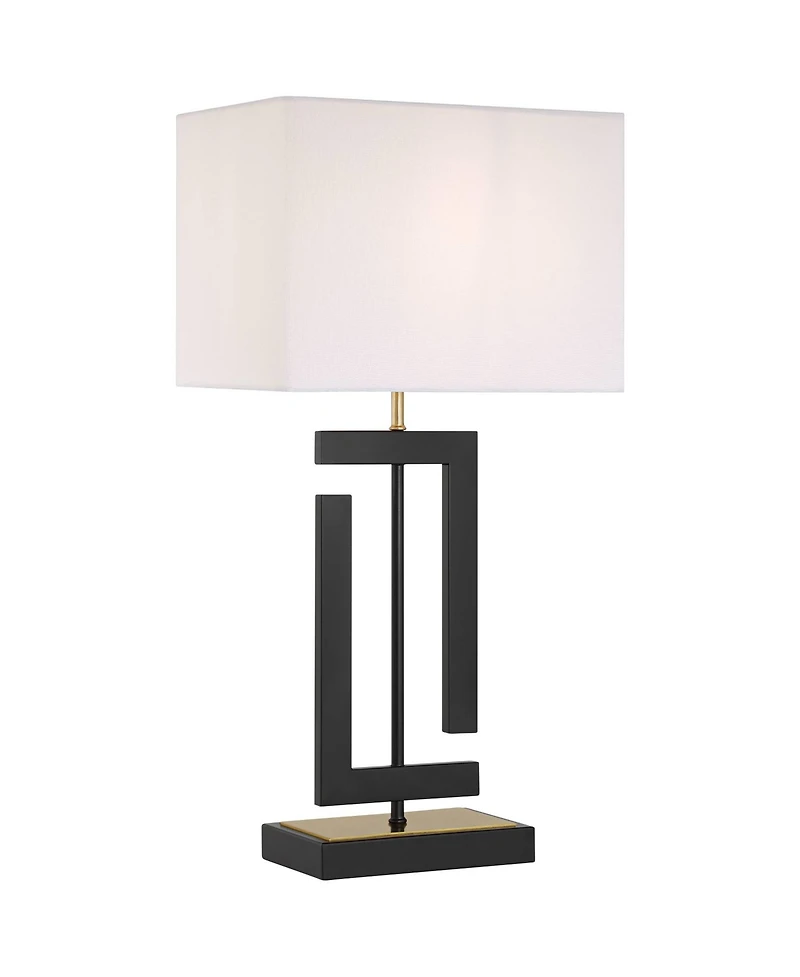 360 Lighting Pellana 26 1/4" High Brass Usb Table Lamp