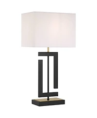 360 Lighting Pellana 26 1/4" High Brass Usb Table Lamp