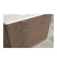 Ari Bath Aria 48" Bathroom Vanity Smoked Oak