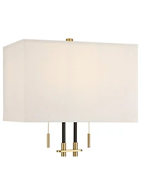 Franklin Iron Works Stefano 30 1/4" High 2-Light Pull Chain Usb Table Lamp