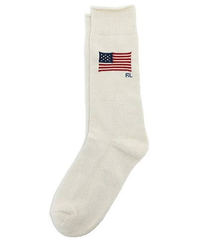 Polo Ralph Lauren Men's bold knit American Flag Sock