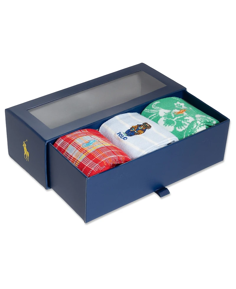 Polo Ralph Lauren Men's 3-Pack Cotton Sock