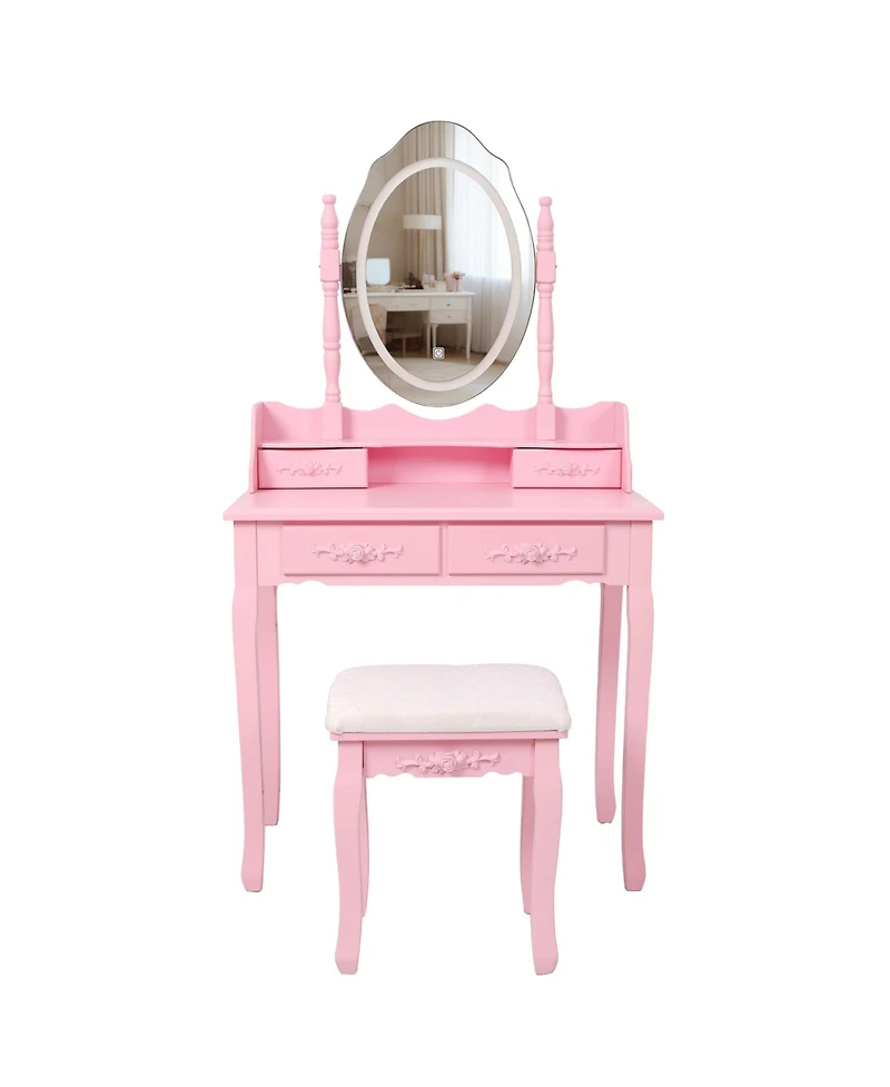 Rainsken Princess Vanity Desk Set