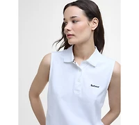 Barbour Women's Bowford Ribbed Collar Polo Top