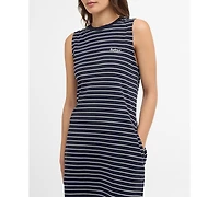 Barbour Women's Hartland Striped Crewneck Mini Dress