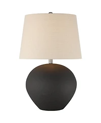 360 Lighting Paulo 24 1/2" High Pot Farmhouse Southwestern 3-Way Table Lamp Matte Ceramic Single Living Room Bedroom