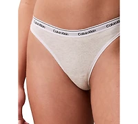 Calvin Klein Women's Modern Logo Thong Underwear QD5043