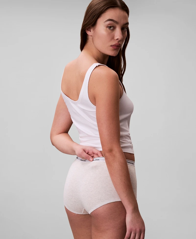 Calvin Klein Women's Modern Logo Boyshort Underwear QD5195