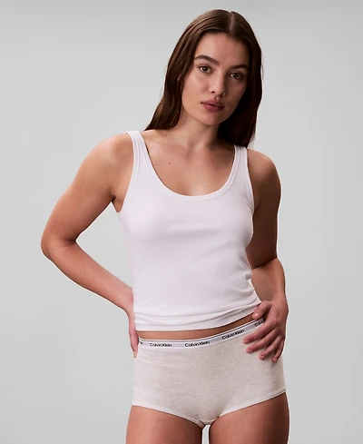 Calvin Klein Women's Modern Logo Boyshort Underwear QD5195