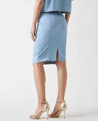 Guess Women's Pencil Knee-Length Denim Skirt