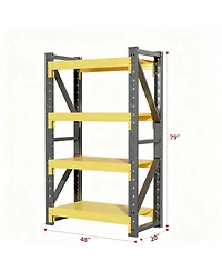 Yigii Garage Shelving Heavy Duty Adjustable Metal Storage Shelf Warehouse Basement Workshop